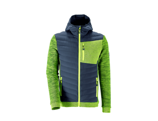 Hybrid Hooded Knitted Jacket