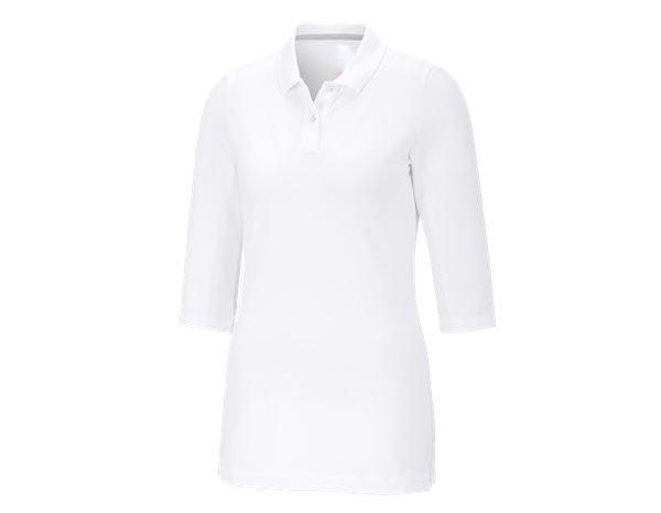 Polo 3/4-Sleeve Cotton Stretch